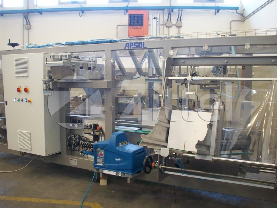 Моноблок со станцией горячего клея NORDSON для склеивания створок клеем-расплавом apsol doypack monobloc4